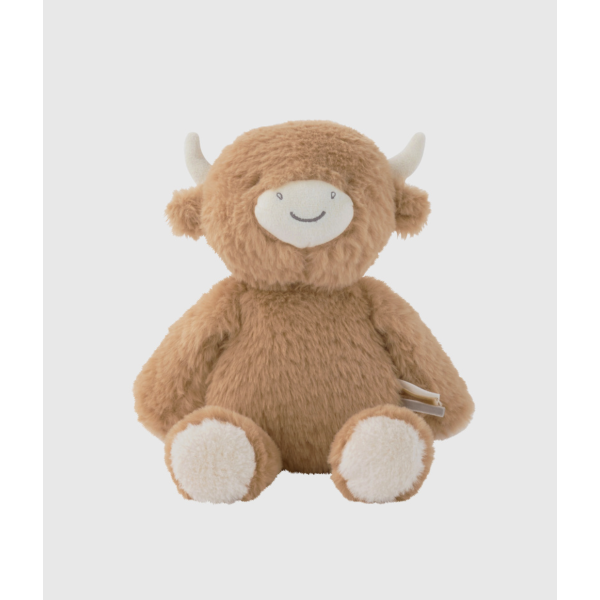 Peluche Vache Fluffy Noukie's 25 cm en Veloudoux® ultra douce pour bébé