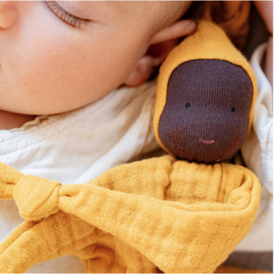 Doudou petit Lutin Waldorf ocre - Käthe Kruse