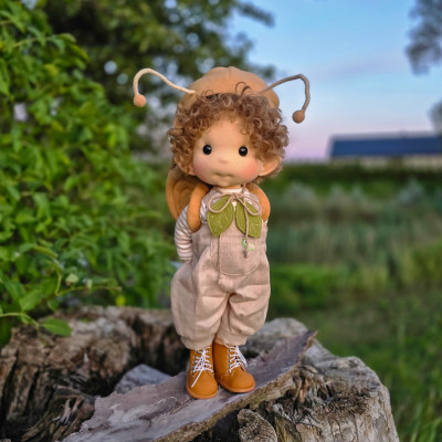Bran Inspiration Waldorf doll 38 cm - Art and Doll