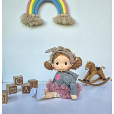 Nunu Inspiration Waldorf doll 25 cm - Art and Doll