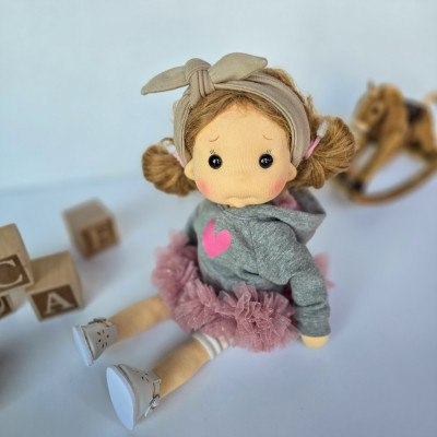 Nunu Inspiration Waldorf doll 25 cm - Art and Doll