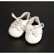 Chaussures blanches à lacets pour Boneka