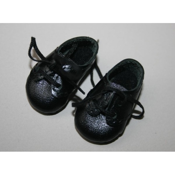 Chaussures noires à lacets pour Boneka