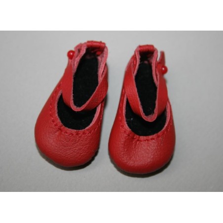 Chaussures Rouges Mary Jane pour Boneka