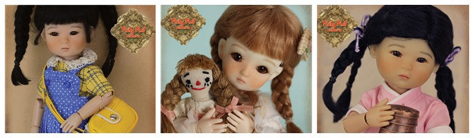 Découvrez ces magnifiques poupées TEN PING de RubyRed Galleria