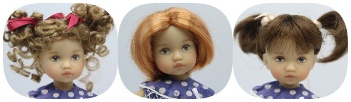 Doll Wigs Size 5/6 for Boneka - Tuesday's Child
