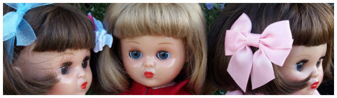 Bombon dolls, reissue of vintage dolls