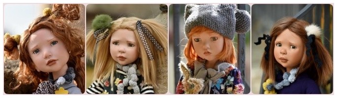 Immerse yourself in the world of Zwergnase collectible dolls