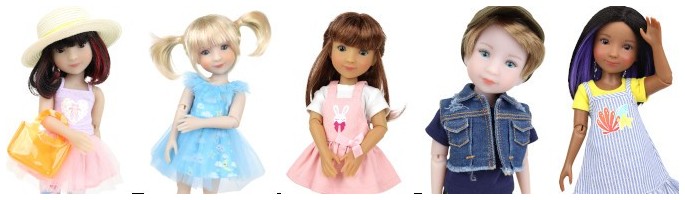 Clothing and accessories for Siblies dolls from Rubyred
