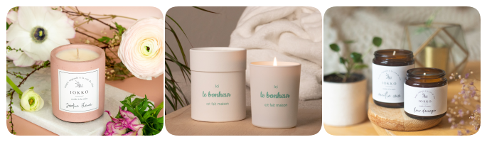 Reflections of glass, our range of candles in glass containers