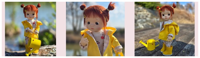 Poupée LOU Premium Art'N Doll : yeux en verre orientables