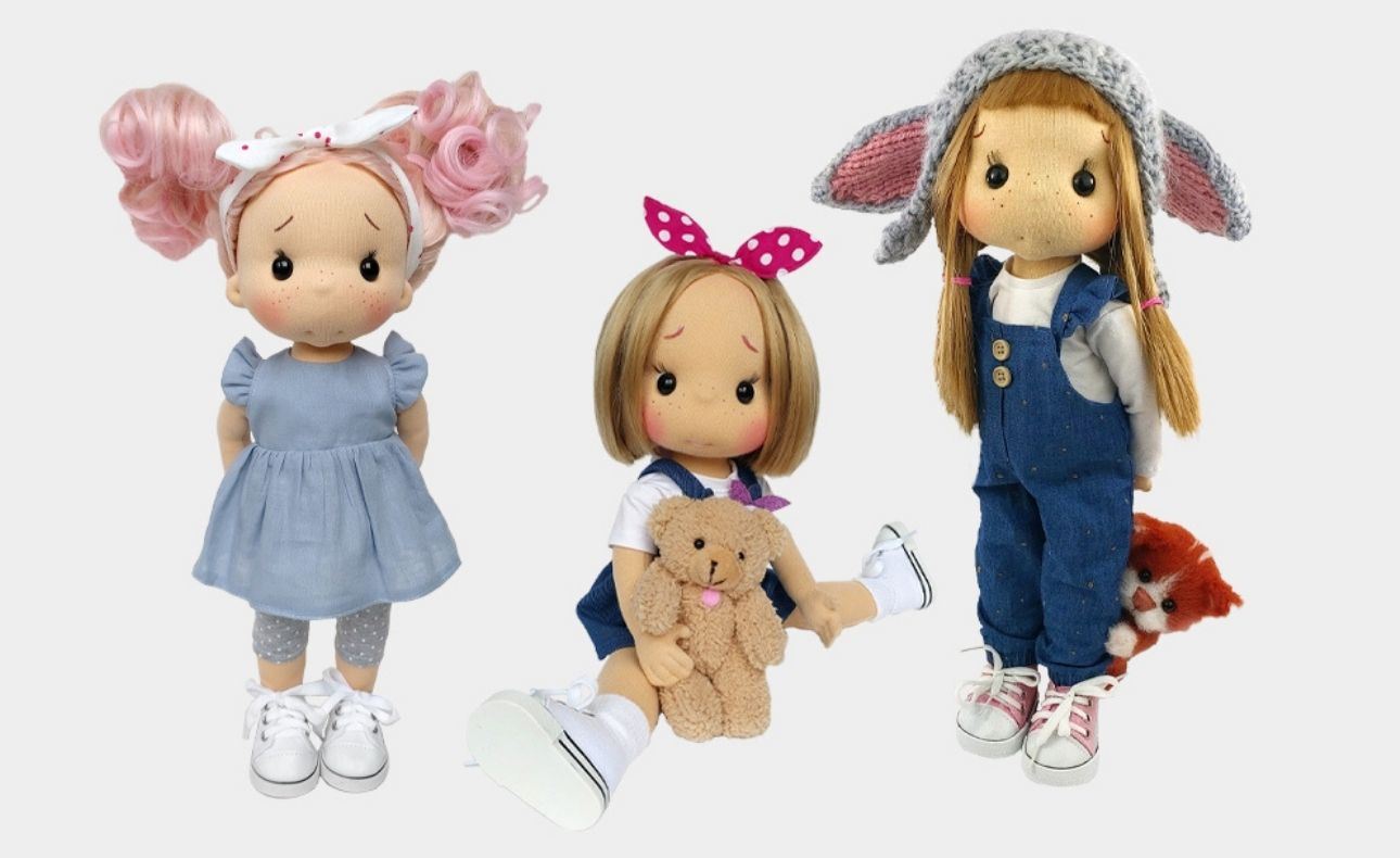  poupées de chiffon - poupées tissu - Petites bulles d'enfance